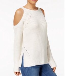 NWT Hippie Rose Cold Shoulder Sweater